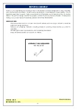 Предварительный просмотр 2 страницы Unfinished Furniture of Wilmington BE-15 Assembly Instructions