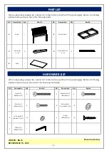 Предварительный просмотр 3 страницы Unfinished Furniture of Wilmington BE-15 Assembly Instructions