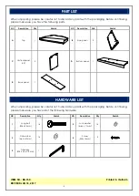 Preview for 3 page of Unfinished Furniture of Wilmington BE-150 Assembly Instructions