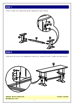 Предварительный просмотр 3 страницы Unfinished Furniture of Wilmington BE-72T Assembly Instructions