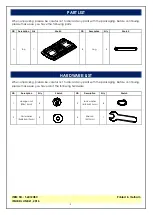 Preview for 3 page of Unfinished Furniture of Wilmington BOW END SHAKER T-4072XBC Assembly Instructions