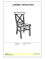 Unfinished Furniture of Wilmington C-613 Assembly Instructions preview