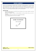 Preview for 2 page of Unfinished Furniture of Wilmington C-910 Assembly Instructions