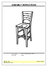 Unfinished Furniture of Wilmington CANYON S-483 Assembly Instructions предпросмотр