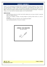 Preview for 2 page of Unfinished Furniture of Wilmington CANYON S-483 Assembly Instructions