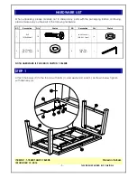 Preview for 3 page of Unfinished Furniture of Wilmington CANYON T-7840XT Assembly Instructions