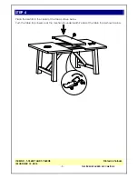 Preview for 5 page of Unfinished Furniture of Wilmington CANYON T-7840XT Assembly Instructions