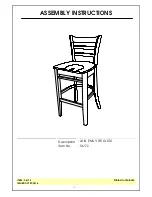 Unfinished Furniture of Wilmington EMILY S-6172 Assembly Instructions preview