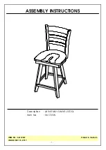 Preview for 1 page of Unfinished Furniture of Wilmington EMILY S-6172SW Assembly Instructions