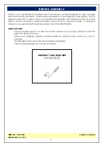 Preview for 2 page of Unfinished Furniture of Wilmington EMILY S-6172SW Assembly Instructions