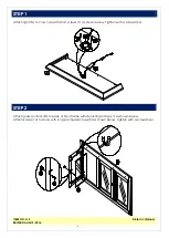 Preview for 5 page of Unfinished Furniture of Wilmington HUTCH W/3 DOORS 54X12X36 Manual