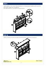 Preview for 9 page of Unfinished Furniture of Wilmington HUTCH W/3 DOORS 54X12X36 Manual