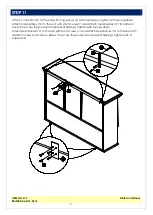 Preview for 10 page of Unfinished Furniture of Wilmington HUTCH W/3 DOORS 54X12X36 Manual