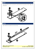 Предварительный просмотр 4 страницы Unfinished Furniture of Wilmington LIVE EDGE TRESTLE BENCH BE-7214TA Assembly Instructions