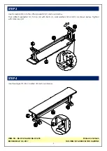 Предварительный просмотр 5 страницы Unfinished Furniture of Wilmington LIVE EDGE TRESTLE BENCH BE-7214TA Assembly Instructions