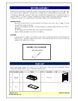 Preview for 2 page of Unfinished Furniture of Wilmington MISSION SERVER SV-31 Assembly Instructions