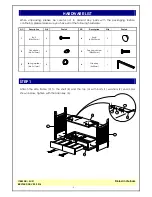 Preview for 3 page of Unfinished Furniture of Wilmington MISSION SERVER SV-31 Assembly Instructions