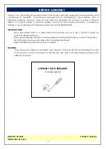 Preview for 2 page of Unfinished Furniture of Wilmington OT-202S Assembly Instructions Manual