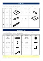 Preview for 3 page of Unfinished Furniture of Wilmington OT-3073 Assembly Instructions