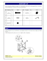 Предварительный просмотр 3 страницы Unfinished Furniture of Wilmington OT-45 Assembly Instructions