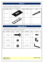 Предварительный просмотр 3 страницы Unfinished Furniture of Wilmington OT-62S Assembly Instructions