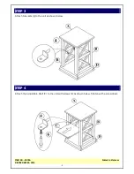 Preview for 5 page of Unfinished Furniture of Wilmington OT-70A Assembly Instructions