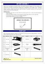 Preview for 2 page of Unfinished Furniture of Wilmington S-113 Assembly Instructions