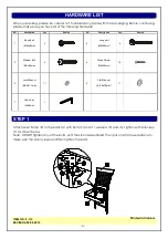 Preview for 3 page of Unfinished Furniture of Wilmington S-113 Assembly Instructions