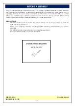 Preview for 2 page of Unfinished Furniture of Wilmington S-132 Assembly Instructions