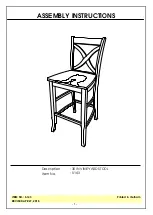 Unfinished Furniture of Wilmington S-143 Assembly Instructions preview