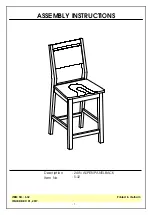 Unfinished Furniture of Wilmington S-32 Manual preview