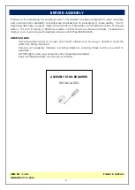 Preview for 2 page of Unfinished Furniture of Wilmington S-343 Assembly Instructions