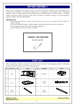 Предварительный просмотр 2 страницы Unfinished Furniture of Wilmington S-3902 Assembly Instructions