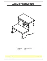 Unfinished Furniture of Wilmington S-5 Assembly Instructions предпросмотр