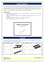 Предварительный просмотр 2 страницы Unfinished Furniture of Wilmington S-924 Assembly Instructions