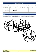 Предварительный просмотр 3 страницы Unfinished Furniture of Wilmington S-924 Assembly Instructions