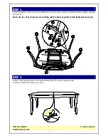 Preview for 3 page of Unfinished Furniture of Wilmington SALERNO T-4260XB Assembly Instructions