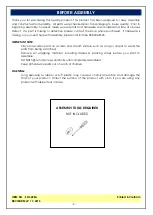 Preview for 2 page of Unfinished Furniture of Wilmington SH-3228A Assembly Instructions Manual