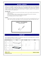 Preview for 2 page of Unfinished Furniture of Wilmington SOLANO OT-6S Assembly Instructions