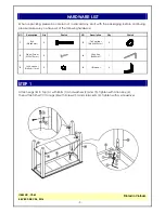 Preview for 3 page of Unfinished Furniture of Wilmington SOLANO OT-6S Assembly Instructions