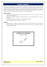 Preview for 2 page of Unfinished Furniture of Wilmington SUSSEX DROPLEAF WC-16 Assembly Instructions