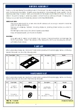 Preview for 2 page of Unfinished Furniture of Wilmington T-14060X Assembly Instructions