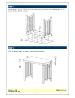 Preview for 4 page of Unfinished Furniture of Wilmington T-2448 Assembly Instructions