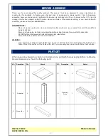 Preview for 2 page of Unfinished Furniture of Wilmington T-36SDP Assembly Instructions