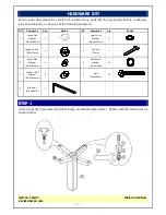 Preview for 3 page of Unfinished Furniture of Wilmington T-36SDP Assembly Instructions