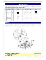 Предварительный просмотр 3 страницы Unfinished Furniture of Wilmington T-4040XBT/T-60B Assembly Instructions