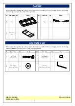 Preview for 3 page of Unfinished Furniture of Wilmington T-4066XB Assembly Instructions