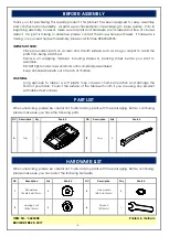 Preview for 2 page of Unfinished Furniture of Wilmington T-4260XB Assembly Instructions Manual