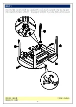 Preview for 3 page of Unfinished Furniture of Wilmington T-4464XB Assembly Instructions Manual