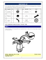 Preview for 3 page of Unfinished Furniture of Wilmington T-5454XBT Assembly Instructions Manual